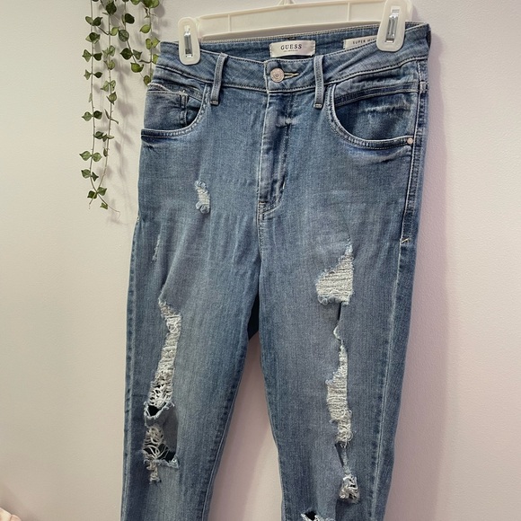 Guess Super High Rise Skinny Jeans - Picture 2 of 9